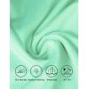 imagebaleaf Womens Long Sleeve Rash Guard with Face Cover UPF 50 Swim Shirts Sun Hoddie Lightweight Quick Dry Hiking TopsLight Green