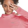 imagebaleaf Womens Long Sleeve Rash Guard with Face Cover UPF 50 Swim Shirts Sun Hoddie Lightweight Quick Dry Hiking TopsPeach