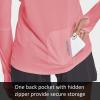 imagebaleaf Womens Long Sleeve Rash Guard with Face Cover UPF 50 Swim Shirts Sun Hoddie Lightweight Quick Dry Hiking TopsPeach