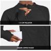 imagebaleaf Womens Long Sleeve Running Shirts Quick Dry Lightweight Pullover Workout Tops Athletic TShirts Moisture WickingBlack