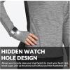 imagebaleaf Womens Long Sleeve Running Shirts Quick Dry Lightweight Pullover Workout Tops Athletic TShirts Moisture WickingGrey