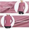 imagebaleaf Womens Long Sleeve Running Shirts Quick Dry Lightweight Pullover Workout Tops Athletic TShirts Moisture WickingPurple