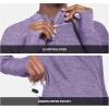 imagebaleaf Womens Long Sleeve Running Shirts Quick Dry Lightweight Pullover Workout Tops Athletic TShirts Moisture WickingSunset Purple