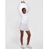 imagebaleaf Womens Long Sleeve Running Shirts Quick Dry Lightweight Pullover Workout Tops Athletic TShirts Moisture WickingWhite