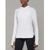 imagebaleaf Womens Long Sleeve Running Shirts Quick Dry Lightweight Pullover Workout Tops Athletic TShirts Moisture WickingWhite