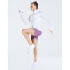 imagebaleaf Womens Long Sleeve Running Shirts UPF 50 Sun Protection Full Zip Athletic Jackets Lightweight Zipper PocketsWhite
