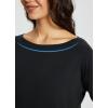 imagebaleaf Womens Long Sleeve Workout Tops Active Running Shirts Loose Fit Quick Dry Athletic SoftBlack