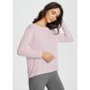 imagebaleaf Womens Long Sleeve Workout Tops Active Running Shirts Loose Fit Quick Dry Athletic SoftPurple