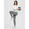 imagebaleaf Womens Long Sleeve Workout Tops Active Running Shirts Loose Fit Quick Dry Athletic SoftWhite