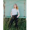 imagebaleaf Womens Running Shirts Short Sleeve Workout Athletic Tops Moisture Wicking Quick Dry Exercise Hiking UV Sun ShirtGray