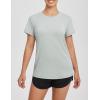 imagebaleaf Womens Running Shirts Short Sleeve Workout Athletic Tops Moisture Wicking Quick Dry Exercise Hiking UV Sun ShirtGray