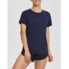 imagebaleaf Womens Running Shirts Short Sleeve Workout Athletic Tops Moisture Wicking Quick Dry Exercise Hiking UV Sun ShirtNavy