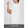 imagebaleaf Womens Short Sleeve Workout Shirts Tops Athletic Yoga Running Shirts Loose Fit with Side Slits Quick Dry TShirtsWhite