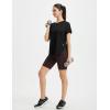 imagebaleaf Womens Short Sleeve Workout Tops Athletic Running Shirts Quick Dry TShirts Loose Fit Gym Yoga Tee UPF 50Black