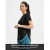 imagebaleaf Womens Short Sleeve Workout Tops Athletic Running Shirts Quick Dry TShirts Loose Fit Gym Yoga Tee UPF 50Black