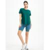 imagebaleaf Womens Short Sleeve Workout Tops Athletic Running Shirts Quick Dry TShirts Loose Fit Gym Yoga Tee UPF 50Green