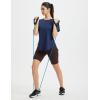 imagebaleaf Womens Short Sleeve Workout Tops Athletic Running Shirts Quick Dry TShirts Loose Fit Gym Yoga Tee UPF 50Navy Blue