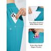 imagebaleaf Womens Swim Capris Pants 18quot Quick Dry Modest Swimsuits UPF 50 Bathing Suit Bottoms Beach Pants with PocketsBlue
