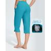 imagebaleaf Womens Swim Capris Pants 18quot Quick Dry Modest Swimsuits UPF 50 Bathing Suit Bottoms Beach Pants with PocketsBlue