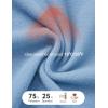 imagebaleaf Womens Thermal Tops Fleece Lined Shirts Long Sleeve Cold Weather Running Gear Workout Zipper Pocket Thumbholes01blue