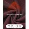 imagebaleaf Womens Thermal Tops Fleece Lined Shirts Long Sleeve Cold Weather Running Gear Workout Zipper Pocket Thumbholes01wine Red