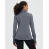 imagebaleaf Womens Thermal Turtleneck Tops Long Sleeve Shirts Ski Base Layer with Integrated Neck Face Mask ThumbholesDark Gray