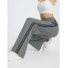 imagebaleaf Womens Track Pants Athletic Running Pants Sweatpants Straight Leg Zipper Pockets Sports Jogging Striped Loose FitDark Grayzipper Pockets