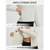 imagebaleaf Womens UPF 50 Sun Shirts Protection SPF Crop Jacket UV Protection Long Sleeve Full Zip Clothing LightweightRaw Linen