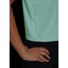 imagebaleaf Womens Workout Tops Athletic Shirts Cropped Short Sleeve Split Back Running Gym Quick Dry Sun Protection UPF 50Green