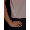 imagebaleaf Womens Workout Tops Athletic Shirts Cropped Short Sleeve Split Back Running Gym Quick Dry Sun Protection UPF 50Pink