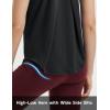 imagebaleaf Womens Workout Tops Racerback Sleeveless Running Athletic Tank Tops Quick Dry Shirts for Sports Gym ExerciseBlack