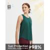 imagebaleaf Womens Workout Tops Racerback Sleeveless Running Athletic Tank Tops Quick Dry Shirts for Sports Gym ExerciseGreen