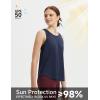 imagebaleaf Womens Workout Tops Racerback Sleeveless Running Athletic Tank Tops Quick Dry Shirts for Sports Gym ExerciseNavy Blue