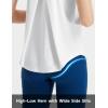 imagebaleaf Womens Workout Tops Racerback Sleeveless Running Athletic Tank Tops Quick Dry Shirts for Sports Gym ExerciseWhite