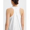 imagebaleaf Womens Workout Tops Racerback Sleeveless Running Athletic Tank Tops Quick Dry Shirts for Sports Gym ExerciseWhite