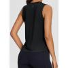 imagebaleaf Workout Tank Tops for Women Sleeveless Athletic Tops Flowy Soft Loose Fit Hip Length Running Shirts Gym Quick DryBlack