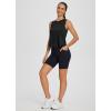 imagebaleaf Workout Tank Tops for Women Sleeveless Athletic Tops Flowy Soft Loose Fit Hip Length Running Shirts Gym Quick DryBlack