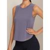 imagebaleaf Workout Tank Tops for Women Sleeveless Athletic Tops Flowy Soft Loose Fit Hip Length Running Shirts Gym Quick DryPurple