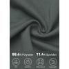 imagebaleaf womens Bermuda ShortsDark Graydrawstring