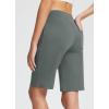 imagebaleaf womens Bermuda ShortsDark Graydrawstring