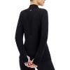 imagebaleaf Long Sleeve Shirts for Women Mock Neck Tops Turtleneck Thermal Fleece Base Layer with Thumb Hole Cold Weather GearBlack