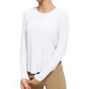 imagebaleaf SunDur Womens UPF 50 Shirts Long Sleeve Workout Lightweight Shirt Quick Dry Clothing Running Shirts Athletic TopsWhite