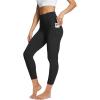 imagebaleaf Womens Leggings with Pockets Tummy Control Workout High Waisted Athletic Running 78 Ultra Soft Gym Yoga Ankle PantsBlack