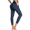 imagebaleaf Womens Leggings with Pockets Tummy Control Workout High Waisted Athletic Running 78 Ultra Soft Gym Yoga Ankle PantsNavy