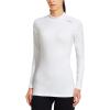 White-mock Neck