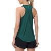 imagebaleaf Womens Workout Tops Racerback Sleeveless Running Athletic Tank Tops Quick Dry Shirts for Sports Gym ExerciseGreen