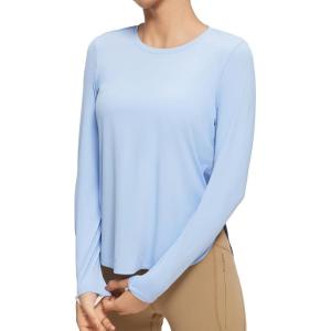 imagebaleaf SunDur Womens UPF 50 Shirts Long Sleeve Workout Lightweight Shirt Quick Dry Clothing Running Shirts Athletic TopsLight Blue
