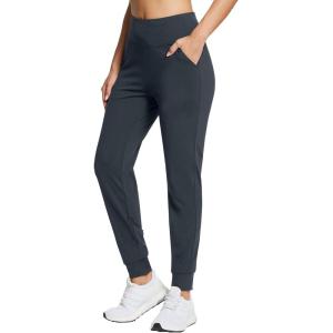 imagebaleaf Womens Fleece Lined Joggers Water Resistant Thermal Hiking Pants Sweatpants Track Pants Winter Clothes Running GearGray