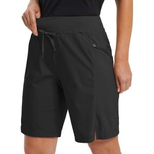 imagebaleaf Womens Hiking Long Shorts 9quot11quot Quick Dry Hiking Bermuda Cargo for Curvy Lightweight Knee Length Shorts Pockets9 Inch Black