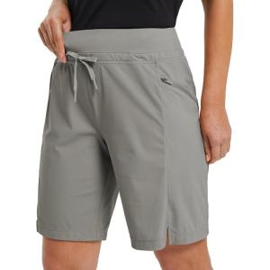 imagebaleaf Womens Hiking Long Shorts 9quot11quot Quick Dry Hiking Bermuda Cargo for Curvy Lightweight Knee Length Shorts Pockets9 Inch Grey